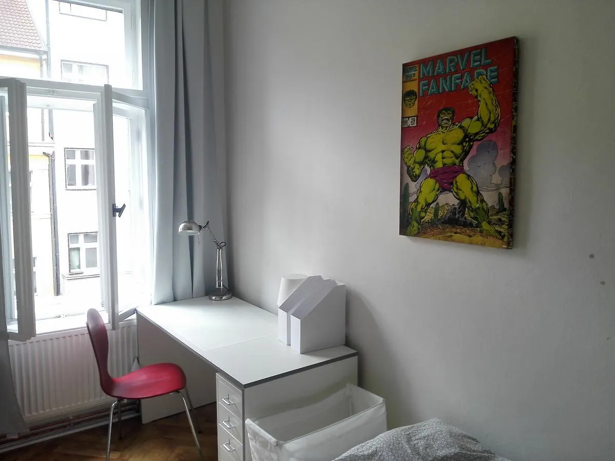 Hostel Comics Style Private Rooms Prague Czech Republic